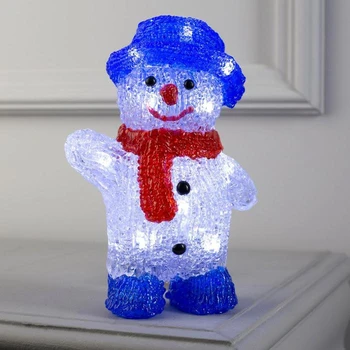 The figure is acrylic. "Snowman in a blue hat" 20x13x8 cm, 2xAA (not included), WHITE 5037527
The figure is acrylic. "Snowman in a blue hat" 20x13x8 cm, 2xAA (not included), WHITE 5037527