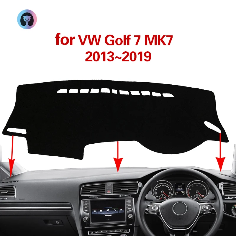 for Volkswagen VW Golf 7 MK7 Anti-Slip Mat Dashboard Cover Pad Flannel Sunshade Dashmat Carpet Car Accessories 2013~2019 2014
for Volkswagen VW Golf 7 MK7 Anti-Slip Mat Dashboard Cover Pad Flannel Sunshade Dashmat Carpet Car Accessories 2013~2019 2014