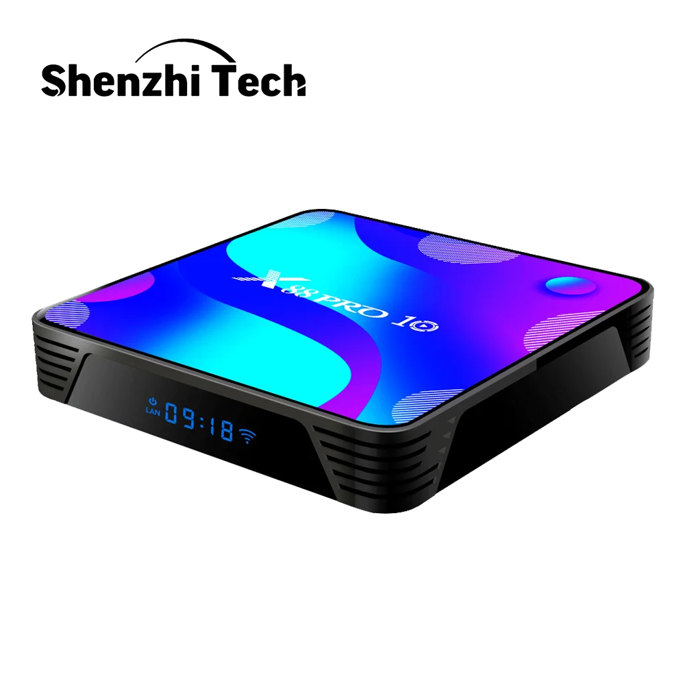 2020 Smart TV Box Android 10.0 Rockchip RK3318 DDR3 4GB RAM 64GB ROM Set-Top Receiver X88 PRO 10 4K with WIFI Media Player
2020 Smart TV Box Android 10.0 Rockchip RK3318 DDR3 4GB RAM 64GB ROM Set-Top Receiver X88 PRO 10 4K with WIFI Media Player