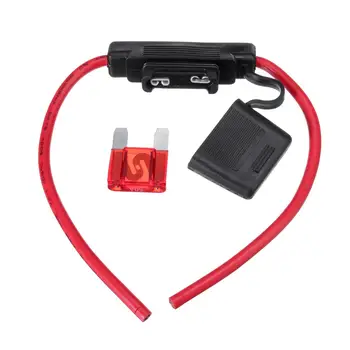 Waterproof Auto Blade Inline Fuse Holder 2pcs/set 8AWG Each Side Wire Fuse Holder with 50 Amp Maxi Dual Battery Fuse
Waterproof Auto Blade Inline Fuse Holder 2pcs/set 8AWG Each Side Wire Fuse Holder with 50 Amp Maxi Dual Battery Fuse