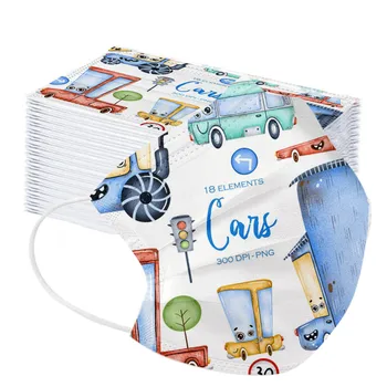 50pc Children's Cartoons Masks Outdoor Sport Face Mask Car Print Маска Mascarillas Disposable Protective Face Masks Mondkapjes
50pc Children's Cartoons Masks Outdoor Sport Face Mask Car Print Маска Mascarillas Disposable Protective Face Masks Mondkapjes