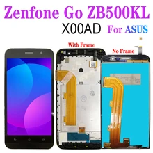 Écran tactile LCD avec châssis, 5.0 pouces, pour ASUS Zenfone Go X00AD ZB500KL X00AD=