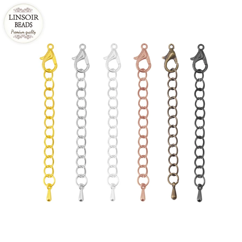 Linsoir 20Pcs/lot 70mm Rose Gold Color Extended Chain Bulk With 7x2.5mm Lobster Clasps Long Link Chain For Diy Jewelry Making
Linsoir 20Pcs/lot 70mm Rose Gold Color Extended Chain Bulk With 7x2.5mm Lobster Clasps Long Link Chain For Diy Jewelry Making
