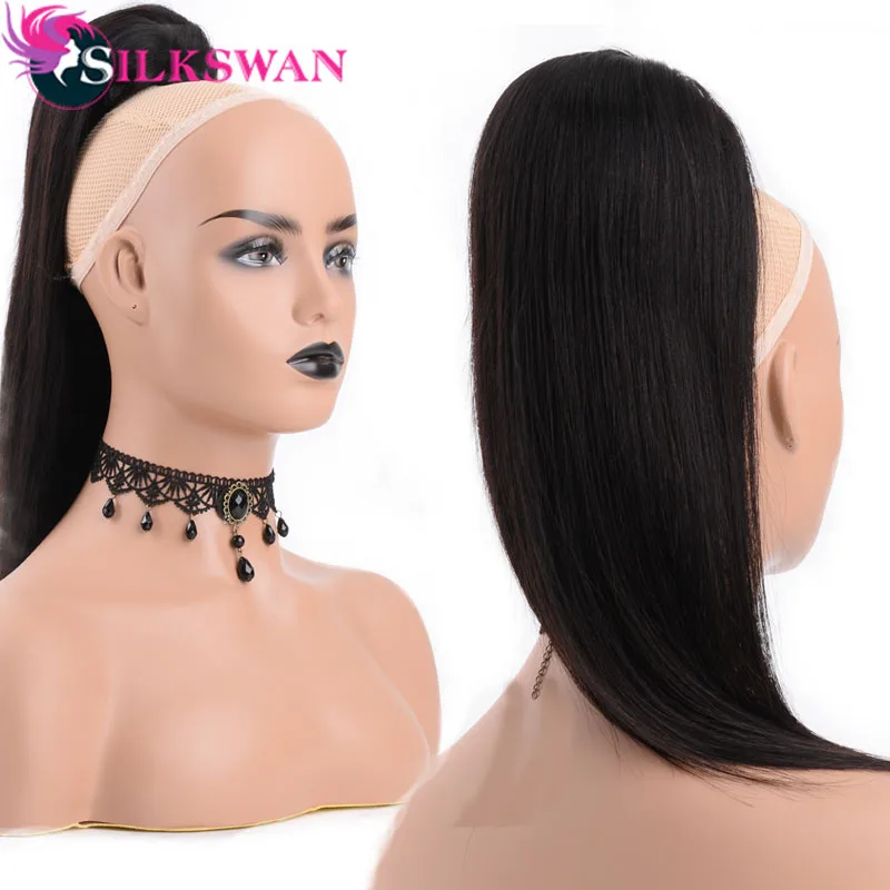 Silkswan Straight Ponytail Brazilian Remy Hair Clip In Ponytails Drawstring Natural Black 100% Human Hair Extension For Women
Silkswan Straight Ponytail Brazilian Remy Hair Clip In Ponytails Drawstring Natural Black 100% Human Hair Extension For Women