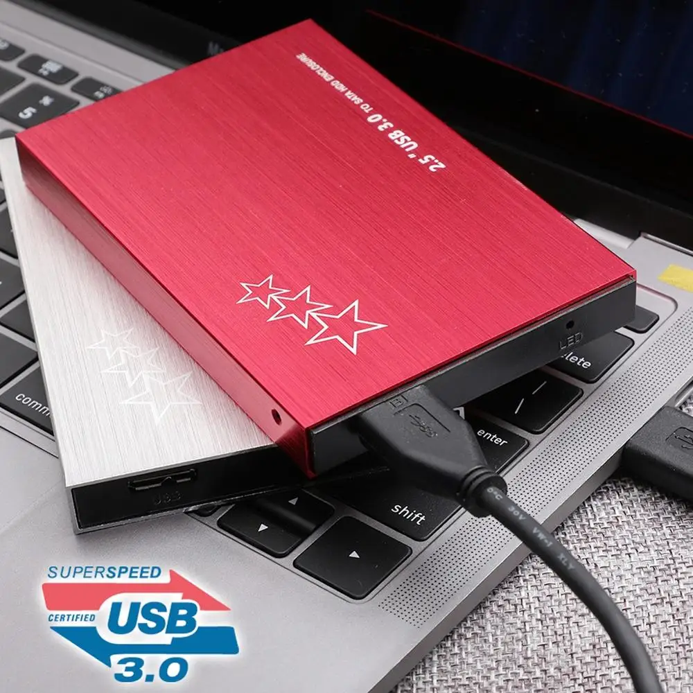 Внешний чехол для жесткого диска 2 5 дюйма USB 3 0-SATA SSD Гбит/с 500G/1T/2T ноутбука |