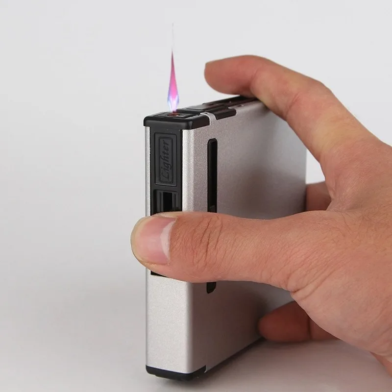 Aluminum Alloy Cigarette Case Lighter 20-piece Cigarette Case Ultra-thin Integrated Portable Creative Windproof Cigarette Case
Aluminum Alloy Cigarette Case Lighter 20-piece Cigarette Case Ultra-thin Integrated Portable Creative Windproof Cigarette Case