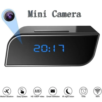 HD 1080P Mini WIFI Camera Clock Wireless Home Night Vision Video Security Motion Detect Mini IP Camcorder Time Display Camera
HD 1080P Mini WIFI Camera Clock Wireless Home Night Vision Video Security Motion Detect Mini IP Camcorder Time Display Camera
