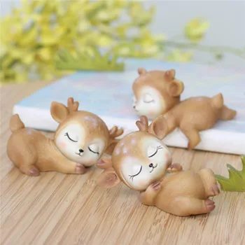 Resin Sleeping Baby Deer Mini 3D Elk Christmas Ornaments Cute Decor For Home Garden Car Xmas Party Table Decoration Kids Gift
Resin Sleeping Baby Deer Mini 3D Elk Christmas Ornaments Cute Decor For Home Garden Car Xmas Party Table Decoration Kids Gift
