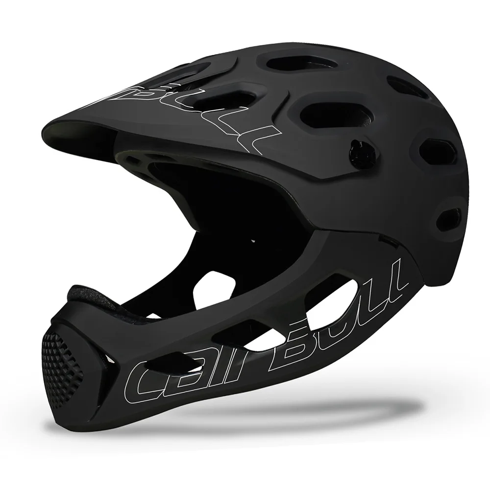 Велосипедный шлем на все лицо DH MTB со съемной защитой для подбородка спортивный