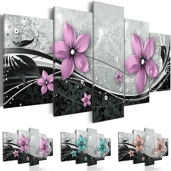 2020 5 PCS/Set Modern Prints Flowers Canvas Painting Wall Art Abstract Pictures For Home Living Room Decoration (Frme Poster) 
2020 5 PCS/Set Modern Prints Flowers Canvas Painting Wall Art Abstract Pictures For Home Living Room Decoration (Frme Poster)