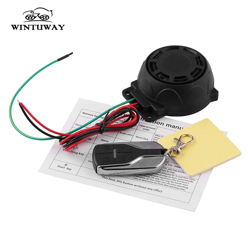 WINTUWAY Universial 12V Motorcycle Alarm Security System Motorcycle Theft Protection Bike Moto Scooter Motor Alarm System Hot
WINTUWAY Universial 12V Motorcycle Alarm Security System Motorcycle Theft Protection Bike Moto Scooter Motor Alarm System Hot