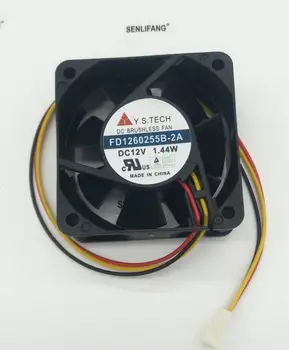 For FD1260255B 2A DC12V 1.44W 3pin 3wire 6025 60X60X25MM Cooling Fan
For FD1260255B 2A DC12V 1.44W 3pin 3wire 6025 60X60X25MM Cooling Fan