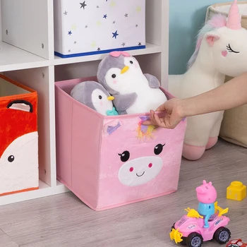 Cartoon Fabric Child Toys Drawer Storage Box Folding Clothes Sock Underwear Organizer Home Decoration Sundries Storage Container
Cartoon Fabric Child Toys Drawer Storage Box Folding Clothes Sock Underwear Organizer Home Decoration Sundries Storage Container