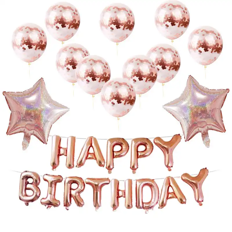 aluminum wish balloon happy birthday girl birthday celebration