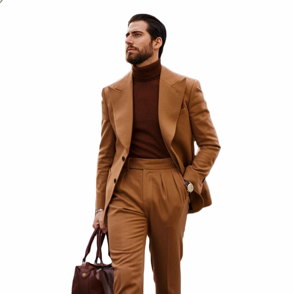 Мужской костюм из 2 предметов, однотонный двубортный однотонный костюм на заказ, повседневный наряд для банкета, свадьбы, жениха, лучшего мужчины
Мужской костюм из 2 предметов, однотонный двубортный однотонный костюм на заказ, повседневный наряд для банкета, свадьбы, жениха, лучшего мужчины