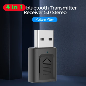 NEW 4 in 1 Wireless USB Bluetooth Adapter 5.0 for computer TV car audio transmitter Adapter Bluetooth Receiver Transmitter
NEW 4 in 1 Wireless USB Bluetooth Adapter 5.0 for computer TV car audio transmitter Adapter Bluetooth Receiver Transmitter