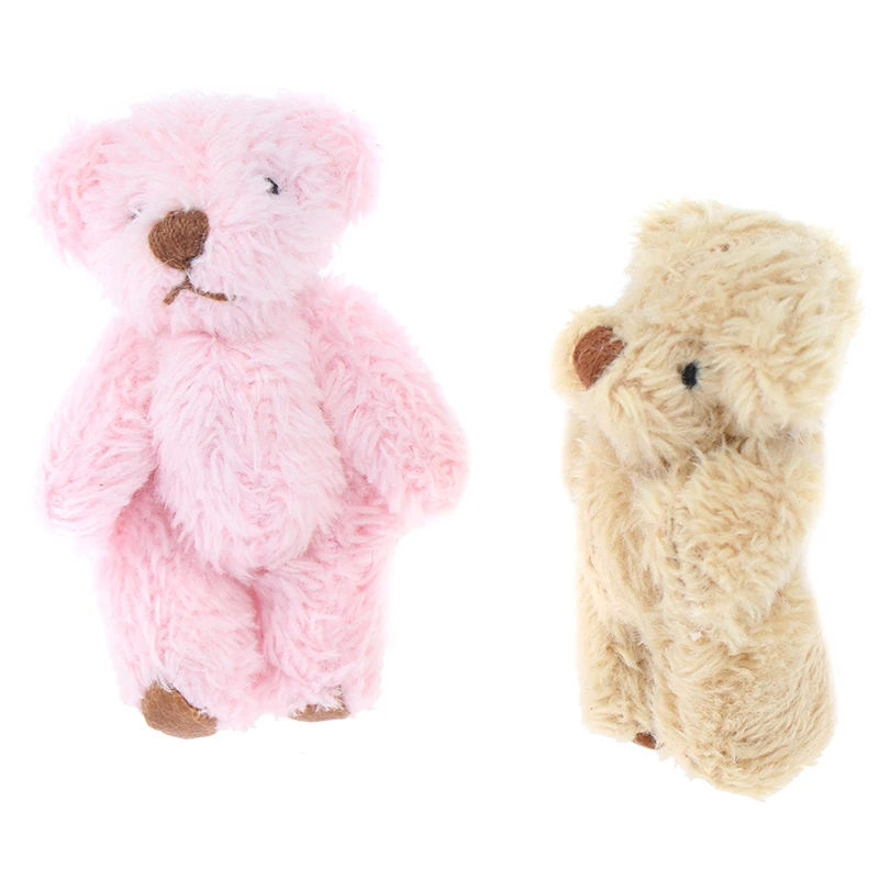 4 5 см мини-кукла шарнирный медведь плюшевая мягкая Свадебная коробка игрушка