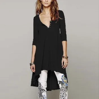 Fashion Womens maternity dresses Cotton O-neck Plus Size Half Sleeve Casual Sexy Asymmetry Hem Loose Dress Free shipping H4 
Fashion Womens maternity dresses Cotton O-neck Plus Size Half Sleeve Casual Sexy Asymmetry Hem Loose Dress Free shipping H4