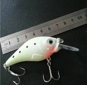 5.5CM/6.5g Luminous Crank Bait Night Fishing Lures With Two Triangle Hooks China Fishing Lure Crankbait Hard Bait 
5.5CM/6.5g Luminous Crank Bait Night Fishing Lures With Two Triangle Hooks China Fishing Lure Crankbait Hard Bait