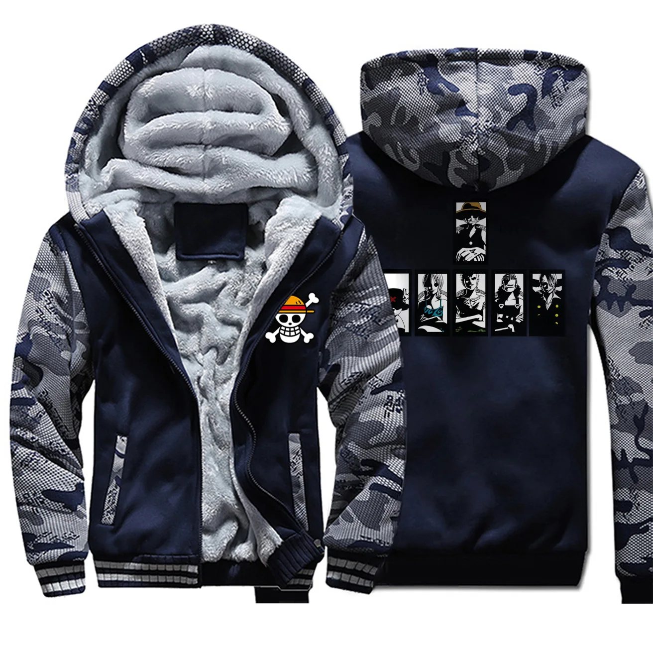 One Piece Winter Militray Jacket Men Fleece Thick Warm Mens Jackets And Coats Japan Anime Hoody Sweatshir Sportswear Sweatshirts
One Piece Winter Militray Jacket Men Fleece Thick Warm Mens Jackets And Coats Japan Anime Hoody Sweatshir Sportswear Sweatshirts