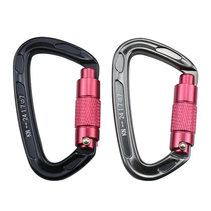 D Shape Carabiner Buckle Lock Safety Outdoor Mountaineering Camping Caving Equipments Necessary Outdoor Climbing Gadgets
D Shape Carabiner Buckle Lock Safety Outdoor Mountaineering Camping Caving Equipments Necessary Outdoor Climbing Gadgets