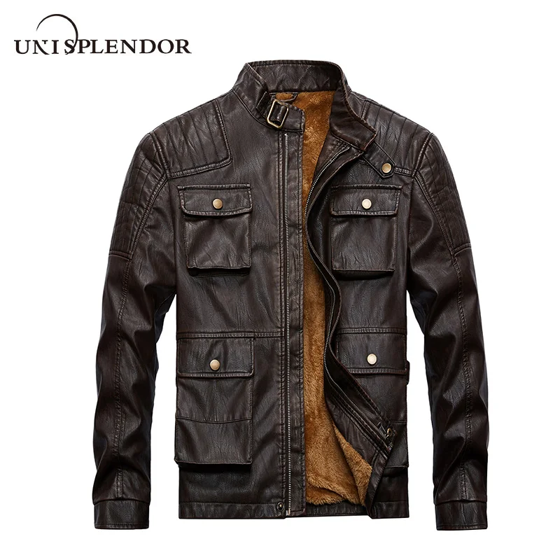 2019 Winter Thicken Men Leather Jacket Cool Thicking Warm Man Leather Jacket Men Streetwears Male Locomotive Clothing YN10557 
2019 Winter Thicken Men Leather Jacket Cool Thicking Warm Man Leather Jacket Men Streetwears Male Locomotive Clothing YN10557