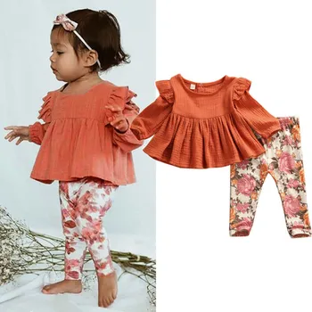 Newborn Toddler Baby Girl clothes ropa niña одежда для новорожденных Ruffle Solid Tops Dress Floral Pants Outfits Clothes
Newborn Toddler Baby Girl clothes ropa niña одежда для новорожденных Ruffle Solid Tops Dress Floral Pants Outfits Clothes