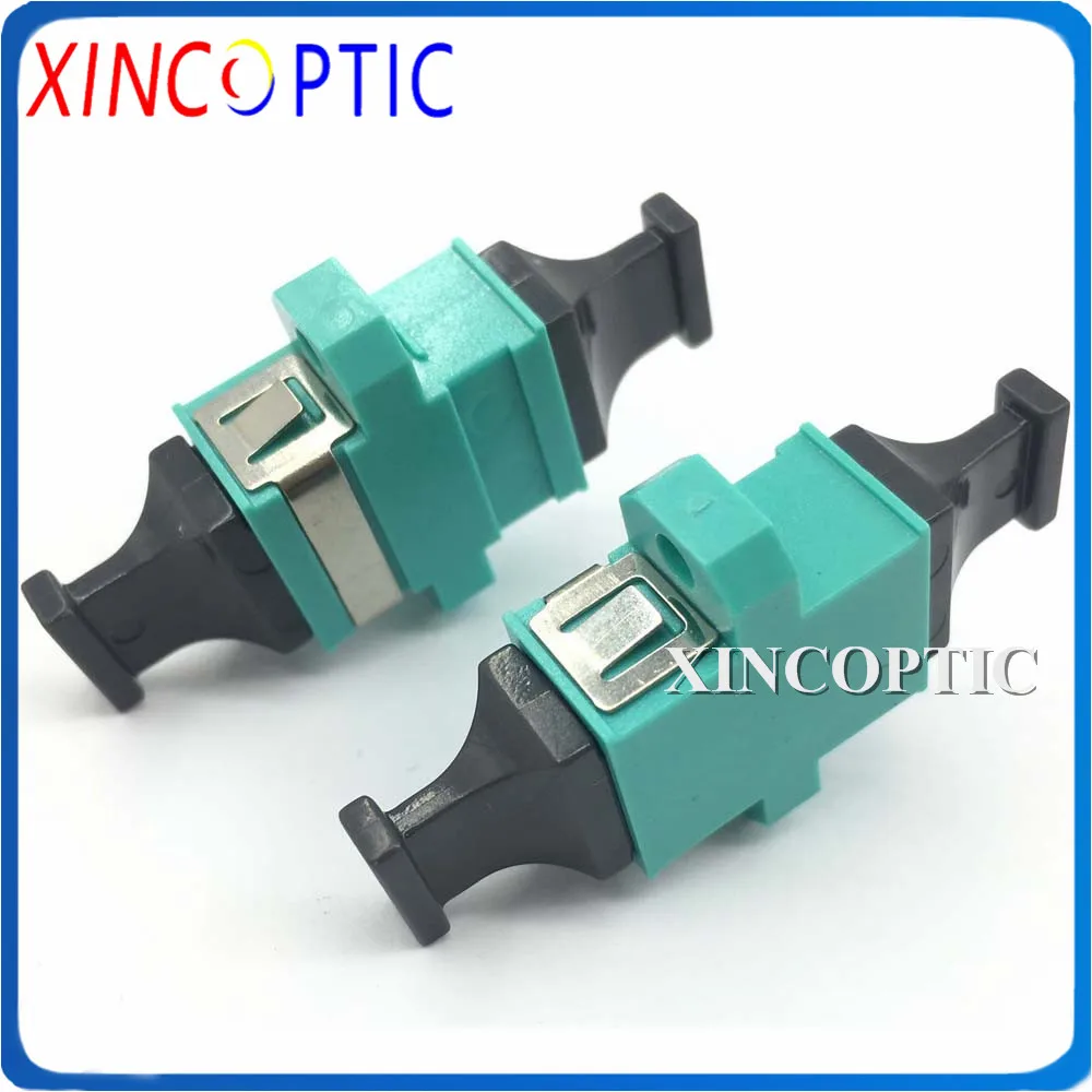 

MPO/MTP MM Fiber Optic Adapter Key UP to Down with Flange, OM3 Zirconia Ceramic Sleeve 12Cores Fibre Adaptor Coupler