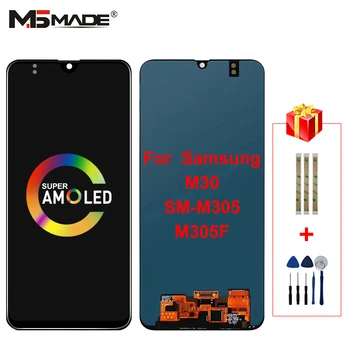 Super Amoled LCD For Samsung Galaxy M30 2019 M305F Replacement LCD Display Touch Screen Digitizer For Samsung M30 Display
Super Amoled LCD For Samsung Galaxy M30 2019 M305F Replacement LCD Display Touch Screen Digitizer For Samsung M30 Display