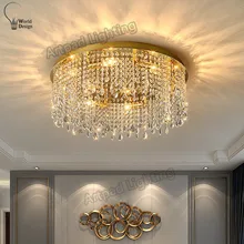 Gold Ceiling Chandelier Luxury Living Room High Quality Lustres Crystal Led Light Fixture Home Decor Luminaire Ceiling Lights 
Gold Ceiling Chandelier Luxury Living Room High Quality Lustres Crystal Led Light Fixture Home Decor Luminaire Ceiling Lights