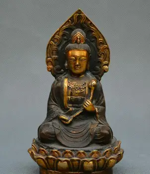 Collect Chinese Buddhism old bronze carve gild Kwan-yin Guanyin goddess statue
Collect Chinese Buddhism old bronze carve gild Kwan-yin Guanyin goddess statue