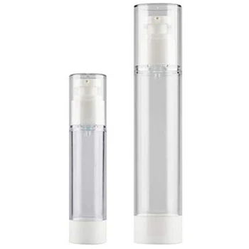 12 Pcs Clear Airless Cosmetic Cream Pump Bottle Travel Size Dispenser Refillable Containers, 6 Pcs 100ML & 6 Pcs 50ML
12 Pcs Clear Airless Cosmetic Cream Pump Bottle Travel Size Dispenser Refillable Containers, 6 Pcs 100ML & 6 Pcs 50ML