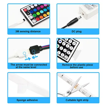 5V USB SMD 5050 LED RGB Strip Light Practical Durable Multi-functional Voice Control Flexible Tape Music Lamp Bar
5V USB SMD 5050 LED RGB Strip Light Practical Durable Multi-functional Voice Control Flexible Tape Music Lamp Bar