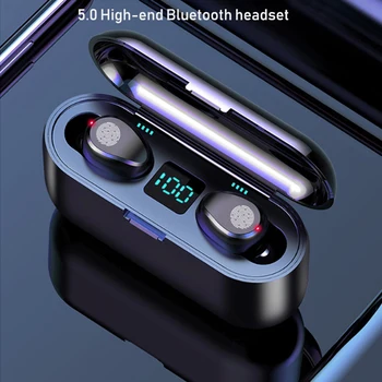 PY 5.0 Bluetooth business headset wireless headset 1200mah LED power display touch control wireless headset gaming earbuds F9
PY 5.0 Bluetooth business headset wireless headset 1200mah LED power display touch control wireless headset gaming earbuds F9