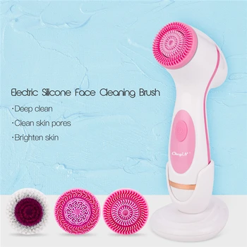 USB Rechargeable 3 In 1 Facial Cleansing Brush Waterproof Skin Scrubber Facial Massage Pore Cleaner Face Washing Brush Machine
USB Rechargeable 3 In 1 Facial Cleansing Brush Waterproof Skin Scrubber Facial Massage Pore Cleaner Face Washing Brush Machine