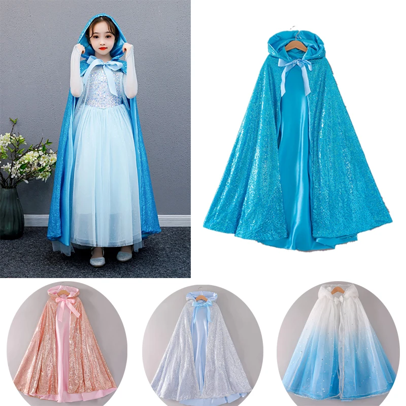 3-10 Years Girls Sequins Long Cloak Clothing Full Length Hooded Cape Princess Girls Costume Christmas Halloween Party Make Up
3-10 Years Girls Sequins Long Cloak Clothing Full Length Hooded Cape Princess Girls Costume Christmas Halloween Party Make Up