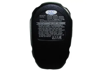 Cameron Sino Battery for Dewalt DC212 DC213KB DC330 DC380KA DC380KB DC380N DC385 DC390 replacement DC9096 DE9039 1500mAh
Cameron Sino Battery for Dewalt DC212 DC213KB DC330 DC380KA DC380KB DC380N DC385 DC390 replacement DC9096 DE9039 1500mAh