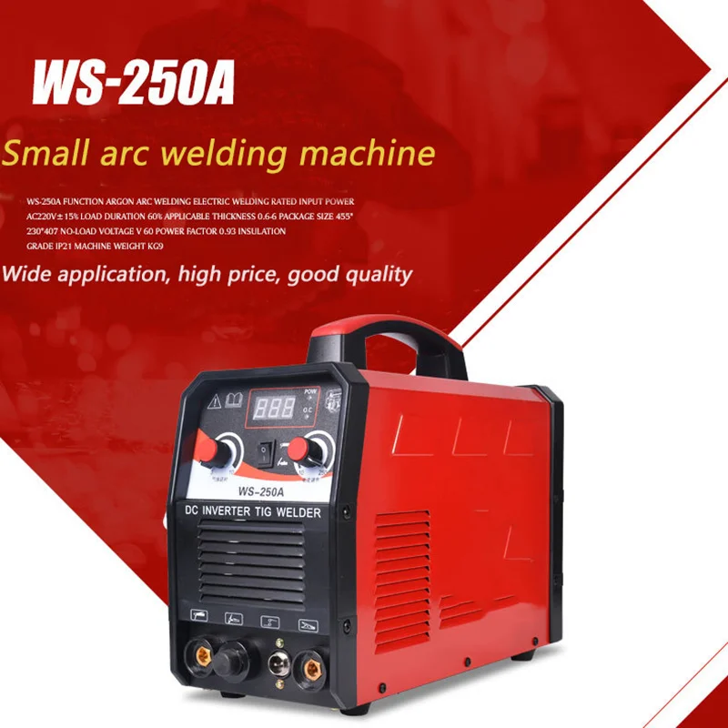 Popular and Convenient Electric Welding Machine Model Ws-250a Portable Electric Welding Machine for Argon Arc Welding
Popular and Convenient Electric Welding Machine Model Ws-250a Portable Electric Welding Machine for Argon Arc Welding