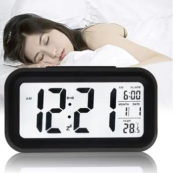 Digital Snooze Electronic Calendar Alarm Clock with LED Backlight Control Wake Up Alarm Clock Digital Snooze Table Clock
Digital Snooze Electronic Calendar Alarm Clock with LED Backlight Control Wake Up Alarm Clock Digital Snooze Table Clock