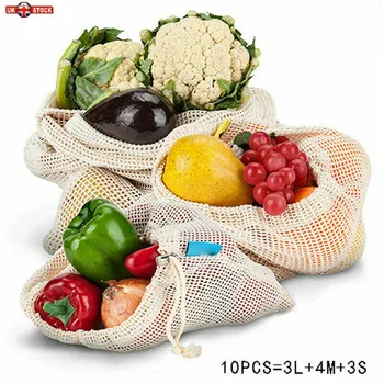 Zero Waste Shopping Bags Organic Cotton Mesh Vegetable Produce Bags Reusable 10pcs shoe bag storage bags
Zero Waste Shopping Bags Organic Cotton Mesh Vegetable Produce Bags Reusable 10pcs shoe bag storage bags