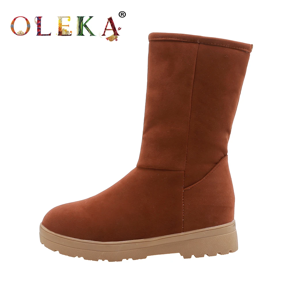 OLEKA Mid-calf Winter Boots Women Platform Totem Round Toe Ladies Winter Boots Retro Style Snow Boots New AS755
OLEKA Mid-calf Winter Boots Women Platform Totem Round Toe Ladies Winter Boots Retro Style Snow Boots New AS755