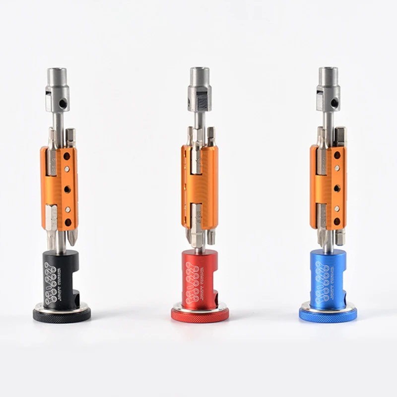 Bicycle Invisible Chain Cutter Multi Portable Kit Hexagon Screwdriver Crank T25 Wrench Chain Rivet Mountain Repair Tool Set
Bicycle Invisible Chain Cutter Multi Portable Kit Hexagon Screwdriver Crank T25 Wrench Chain Rivet Mountain Repair Tool Set