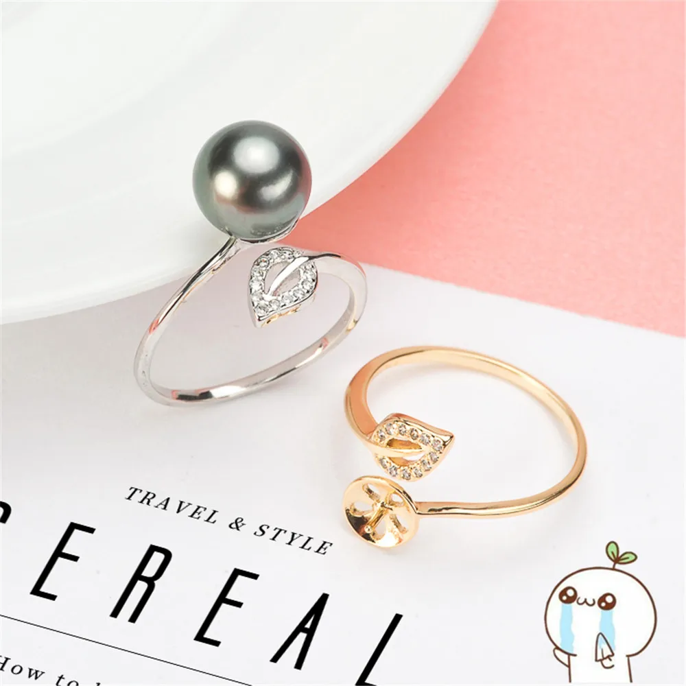 Classic Rings Resizable Design Rings Base 925 Silver Pearl Rings Settings Women DIY Pearl Rings Accessory No Pearl
Classic Rings Resizable Design Rings Base 925 Silver Pearl Rings Settings Women DIY Pearl Rings Accessory No Pearl