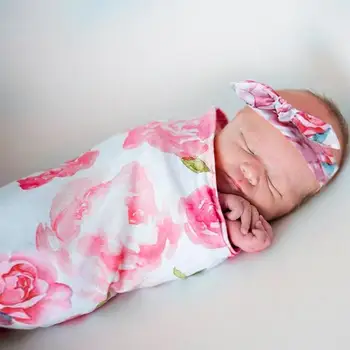 2pcs Newborn Baby Swaddle Blanket with Headband Bow Flowers Floral Sleeping Bag Newborn Photography Wrap
2pcs Newborn Baby Swaddle Blanket with Headband Bow Flowers Floral Sleeping Bag Newborn Photography Wrap