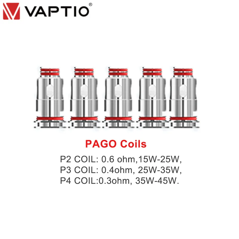 Сменные спирали для Vaptio PAGO Kit/Pago Mini Kit 0.6ohm 0.4ohm 0.3ohm 1.0ohm 10 шт./5 шт. | Электроника