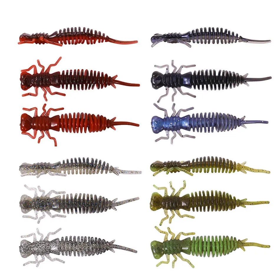 JYJ 10pcs New Soft Bait Larva 55mm 75mm 100mm Soft Lure Worm Leurre Peche Jigging Lure Fishing Tackle Soft Lure For Fishing
JYJ 10pcs New Soft Bait Larva 55mm 75mm 100mm Soft Lure Worm Leurre Peche Jigging Lure Fishing Tackle Soft Lure For Fishing
