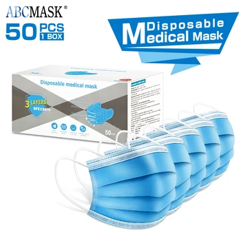 1/200PCS Disposable Medical Face Mask 3 Layer Anti-Dust Masks Earloops Masks Filter non-irritating Safety Surgical Mask
1/200PCS Disposable Medical Face Mask 3 Layer Anti-Dust Masks Earloops Masks Filter non-irritating Safety Surgical Mask