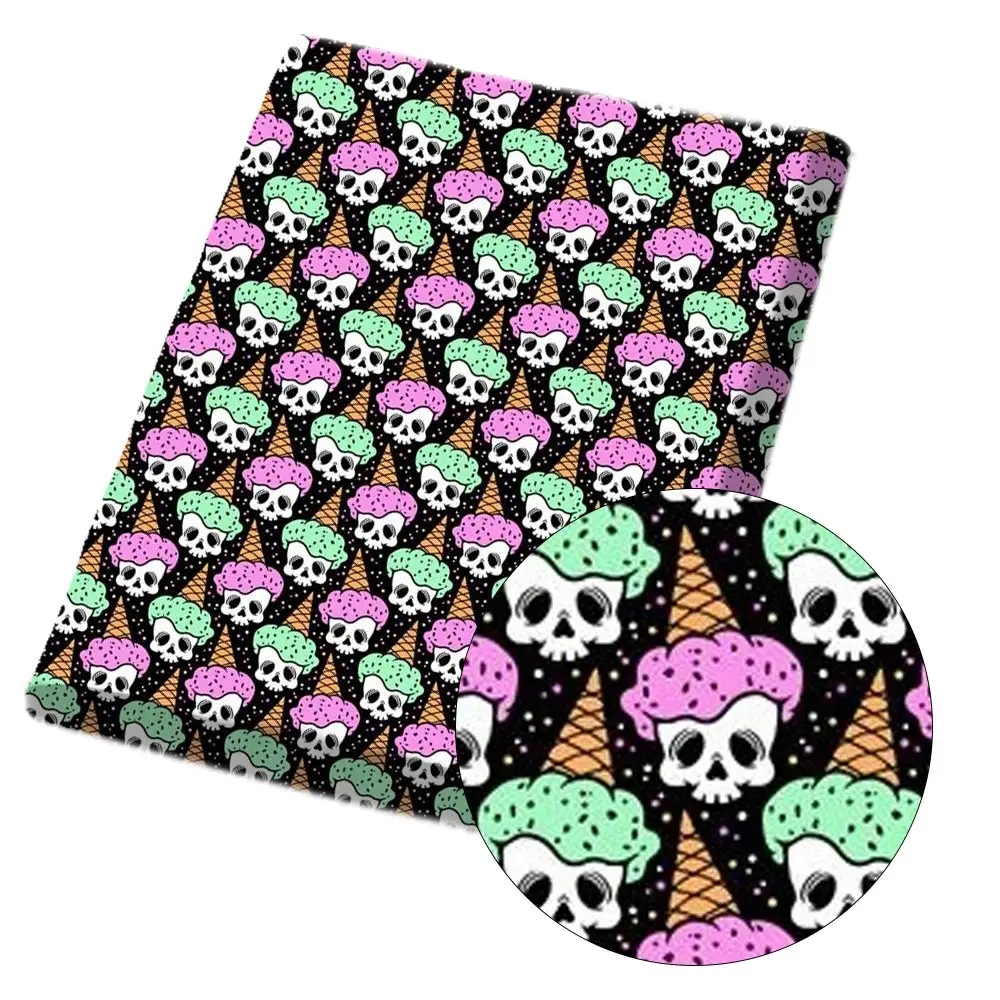 CHEER BOWS 45*150cm 1pc Halloween Polyester Cotton Fabric Skull Hat Printed Cloth Sheets Handmade Clothes Home Textile Patchwork
CHEER BOWS 45*150cm 1pc Halloween Polyester Cotton Fabric Skull Hat Printed Cloth Sheets Handmade Clothes Home Textile Patchwork