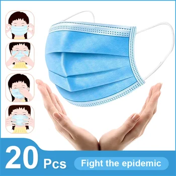 10/20/30Pcs Disposable Mask 3-layer Non-Woven Masks Anti Dust Mouth Face Masks Protection Soft Protective Mask anti pm2.5 mask
10/20/30Pcs Disposable Mask 3-layer Non-Woven Masks Anti Dust Mouth Face Masks Protection Soft Protective Mask anti pm2.5 mask