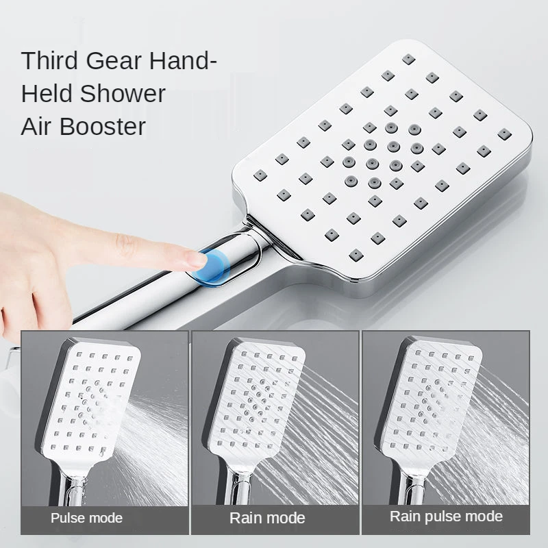 3-Function Adjustable Rectangular Handheld Abs Shower Head Rainforest Spray Water-Saving Chrome Bath Faucet Bathroom Accessories
3-Function Adjustable Rectangular Handheld Abs Shower Head Rainforest Spray Water-Saving Chrome Bath Faucet Bathroom Accessories
